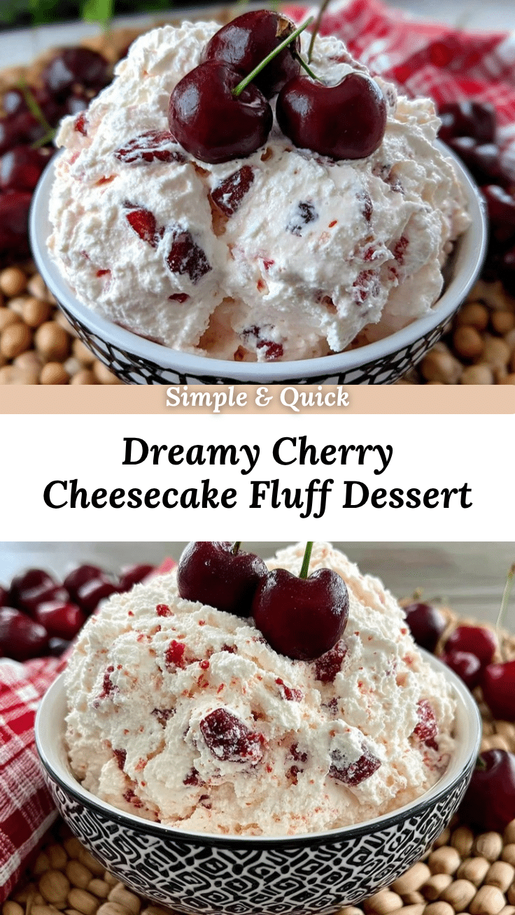 cherry cheesecake fluff salad recipe