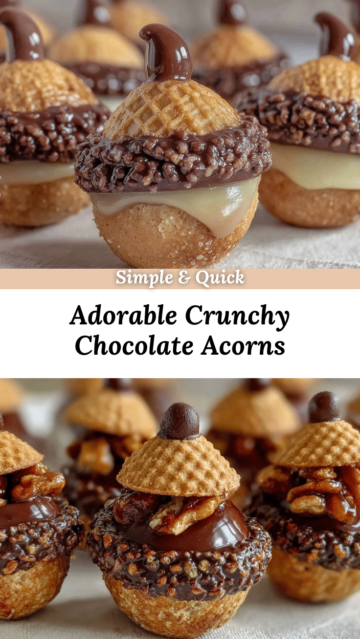 chocolate acorns recipe recipe