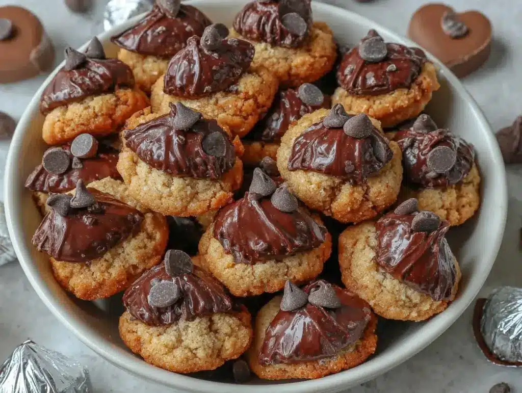 Chocolate Kiss Acorn Cookies - featured image