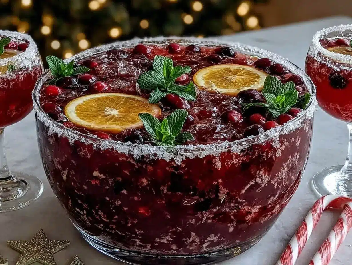 Christmas Punch Recipe preparation steps