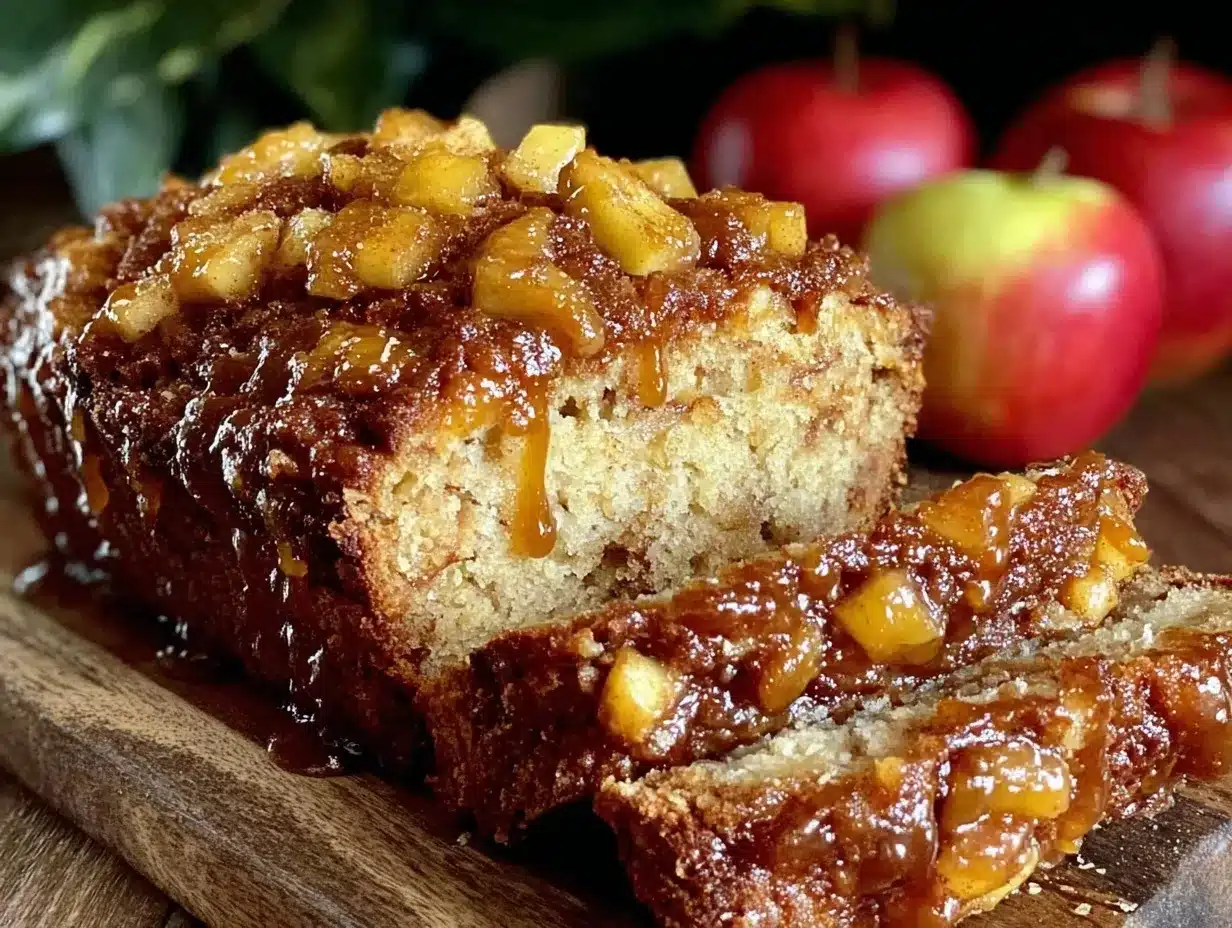 Cinnamon Apple Bread Loaf preparation steps
