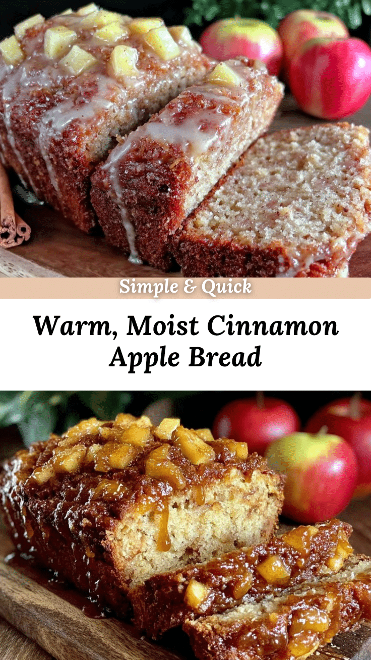 Cinnamon Apple Bread Loaf recipe