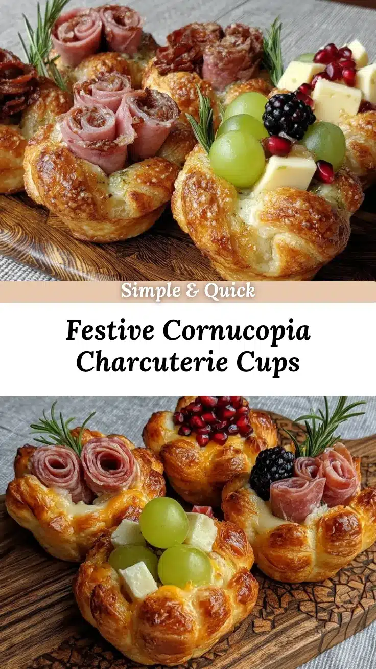 cornucopia charcuterie cups recipe