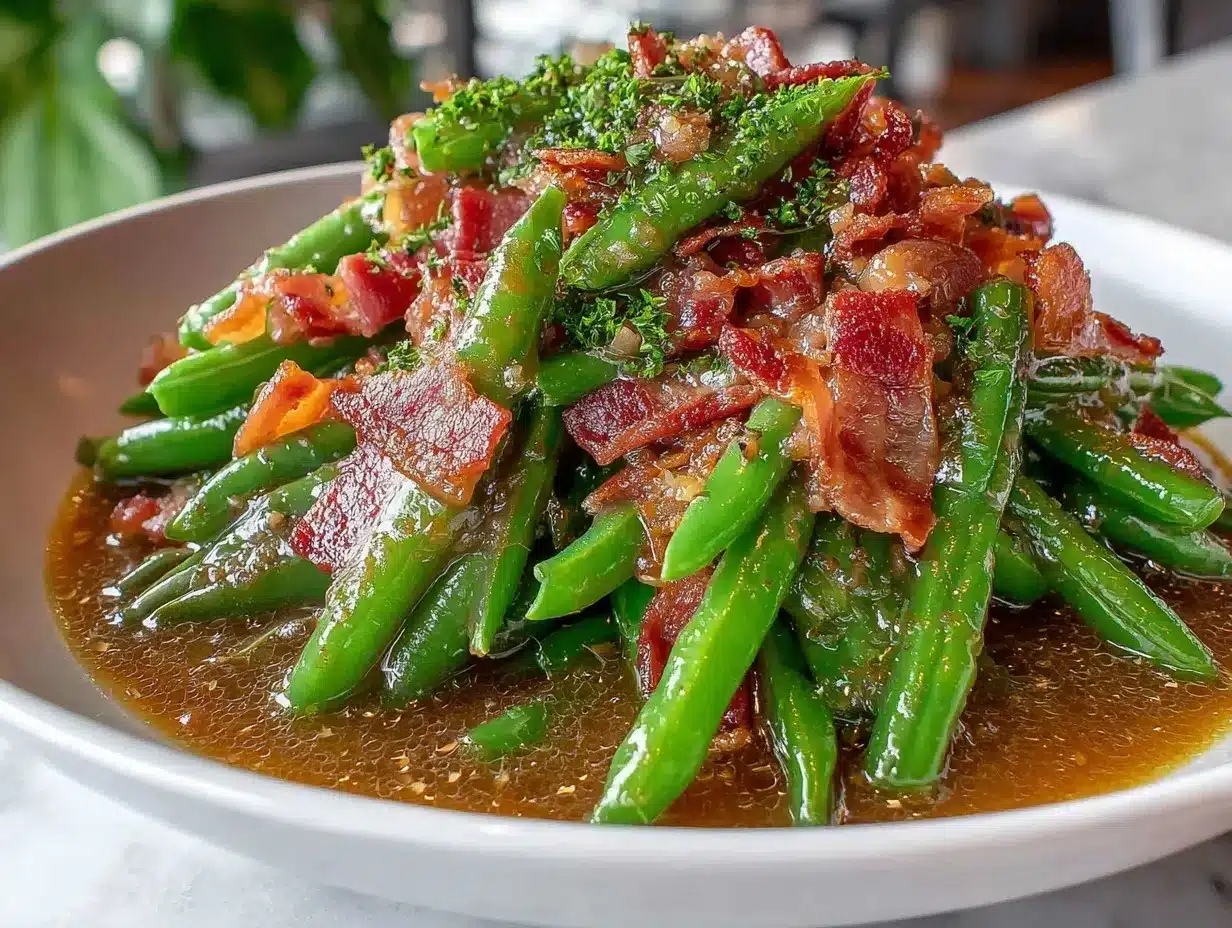 crack green beans preparation steps