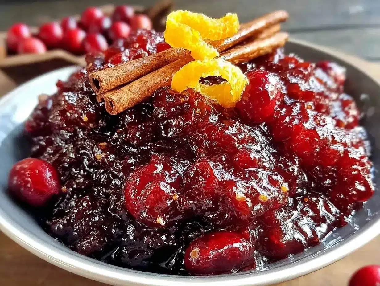 cranberry apple sauce preparation steps