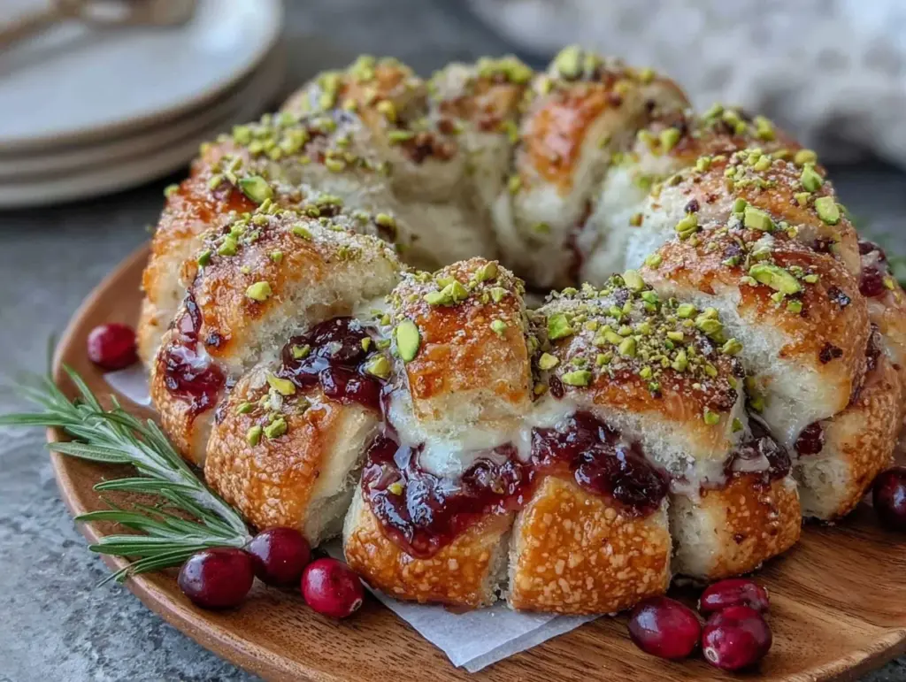 Cranberry Brie Crescent Wreath - featured image