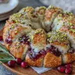 Cranberry Brie Crescent Wreath - featured image