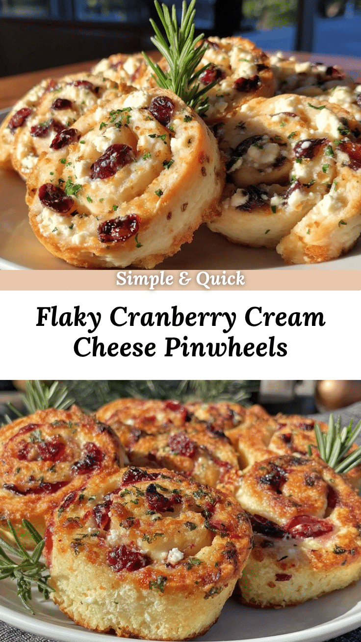 cranberry cream cheese pinwheels recipe