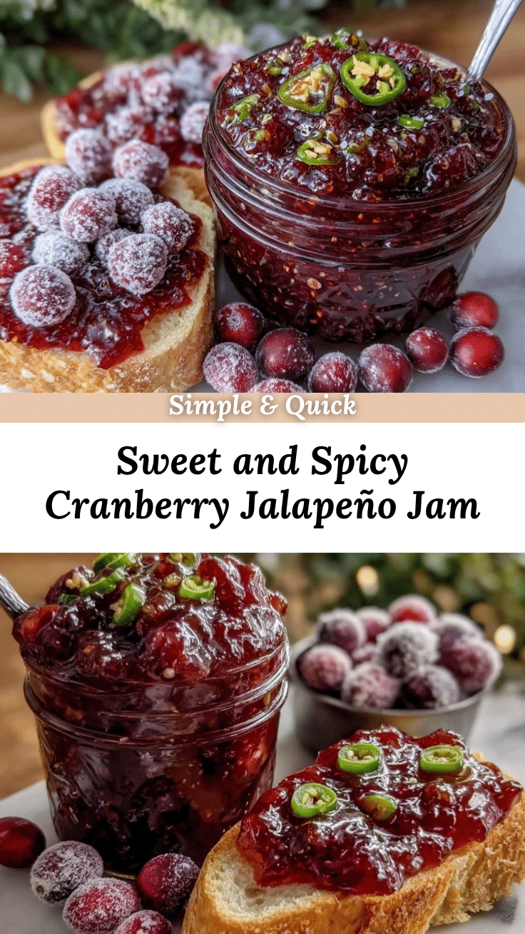 Cranberry Jalapeño Jam recipe