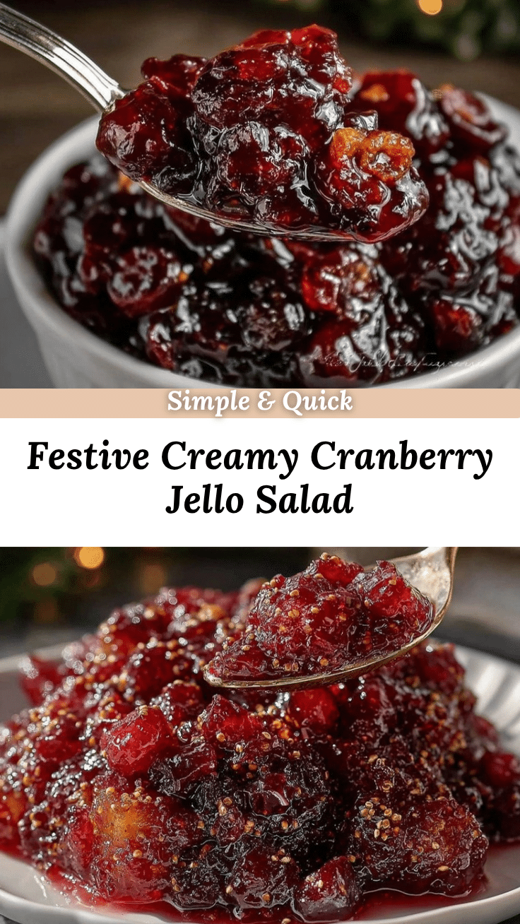 cranberry jello salad recipe