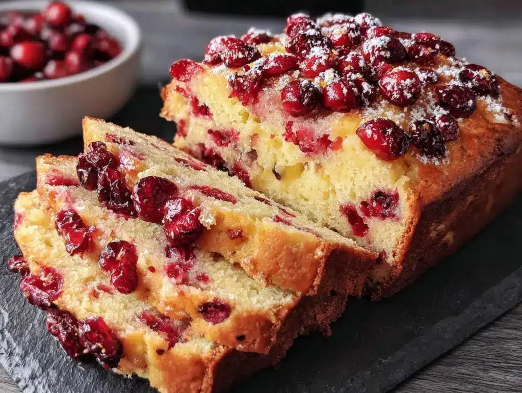 cranberry orange bread - featured image