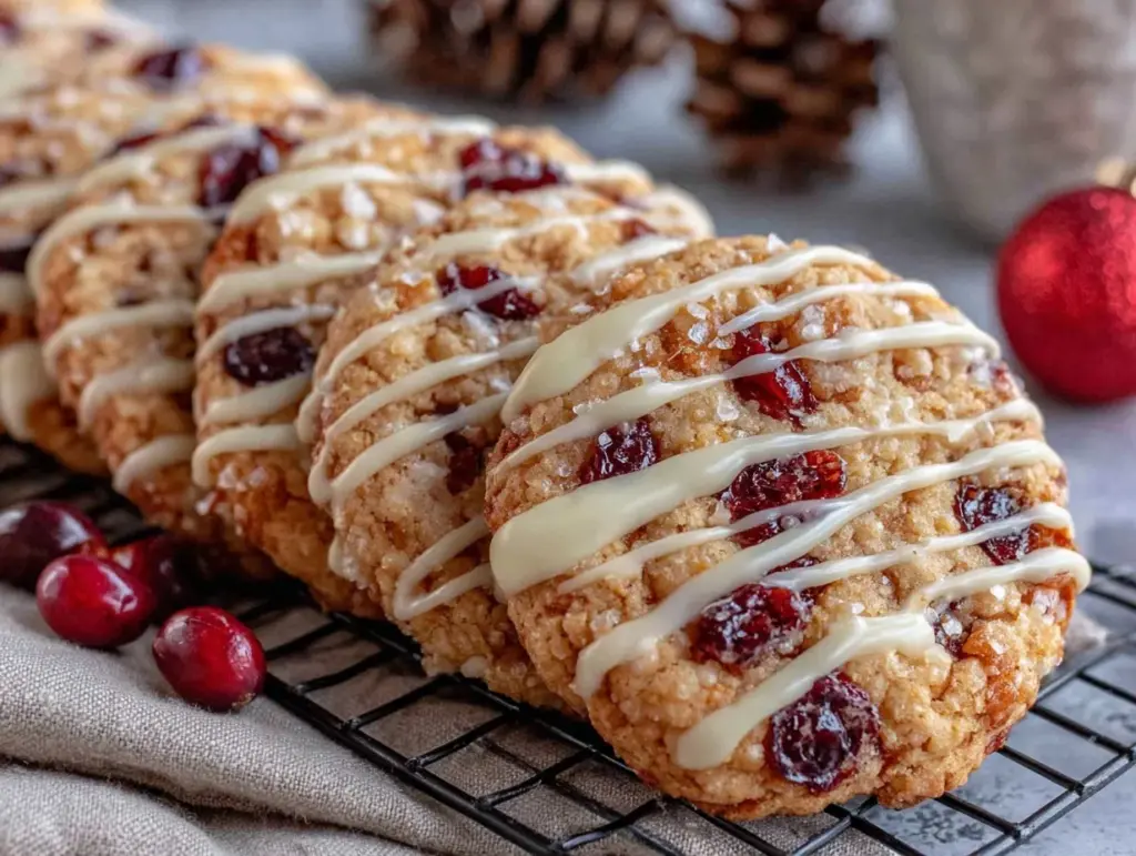 cranberry orange cookies - featured image