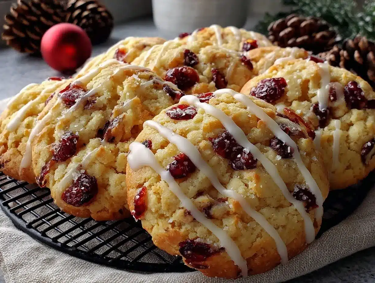 cranberry orange cookies preparation steps