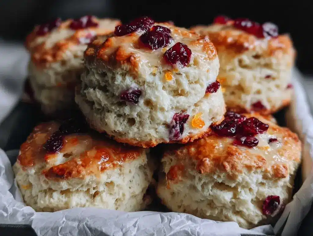 cranberry orange scones - featured image