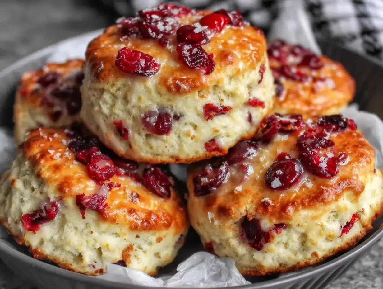cranberry orange scones preparation steps