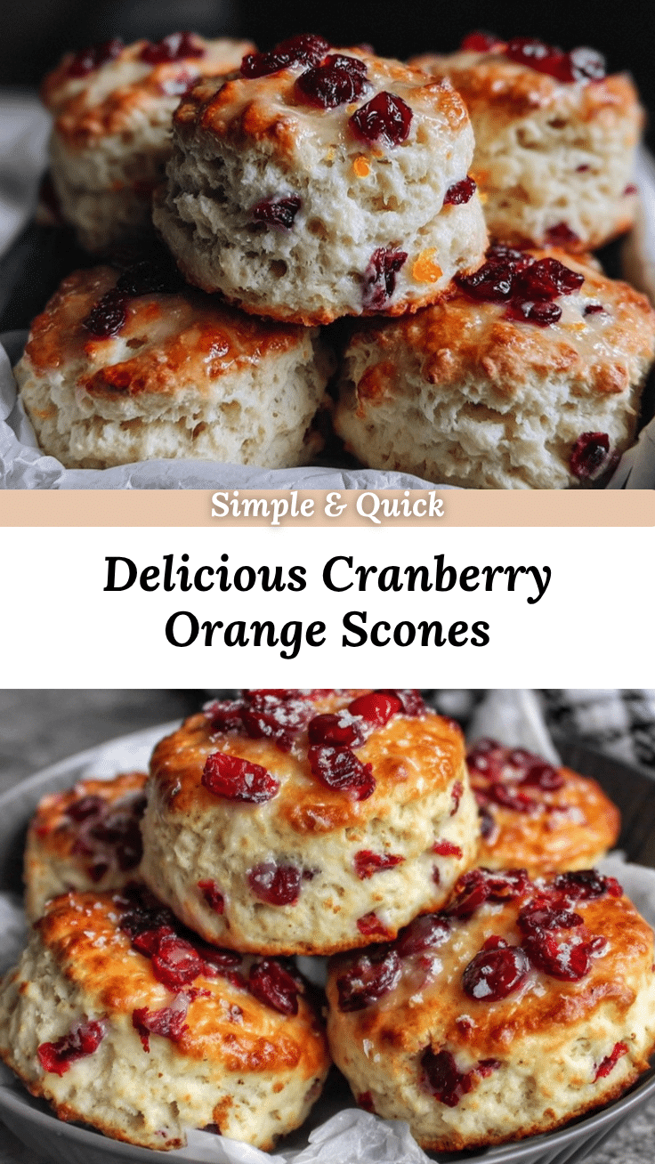 cranberry orange scones recipe