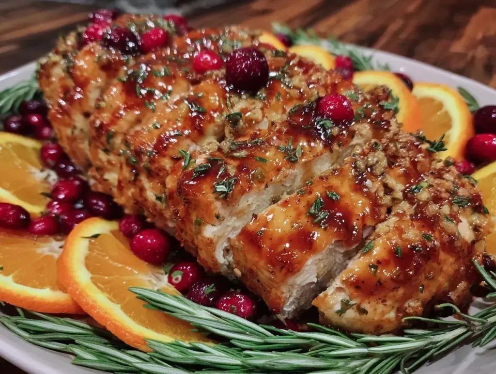 cranberry orange turkey breast - featured image