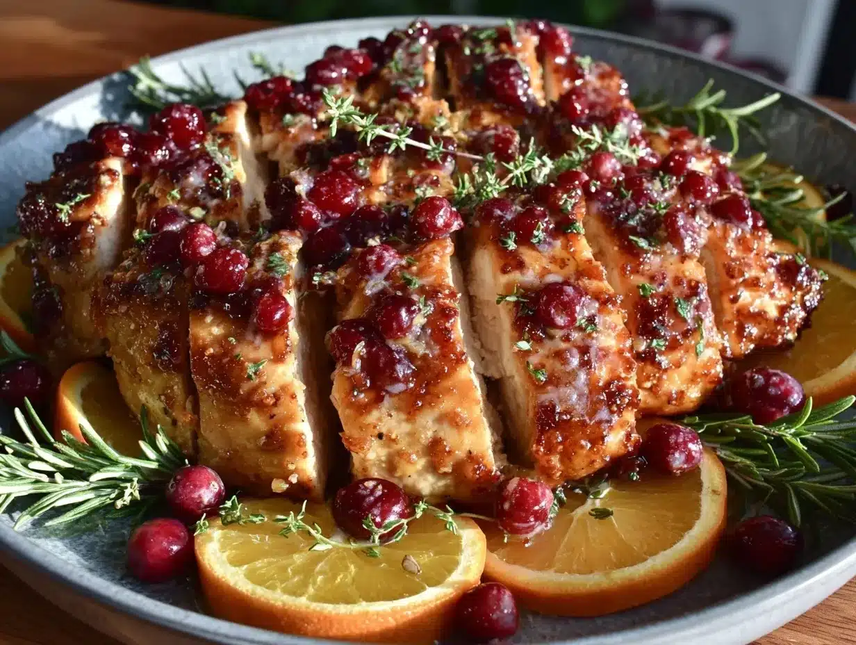 cranberry orange turkey breast preparation steps