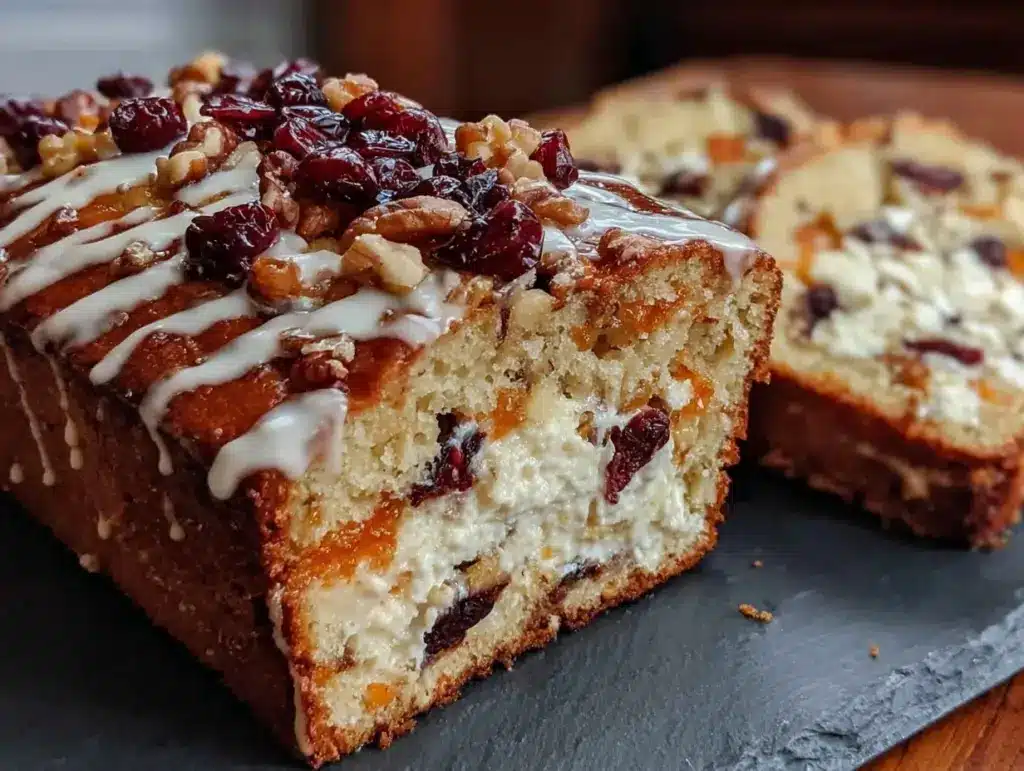 cranberry orange walnut loaf - featured image