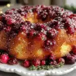 cranberry upside down bundt cake - featured image