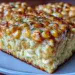 cream cheese corn casserole - featured image
