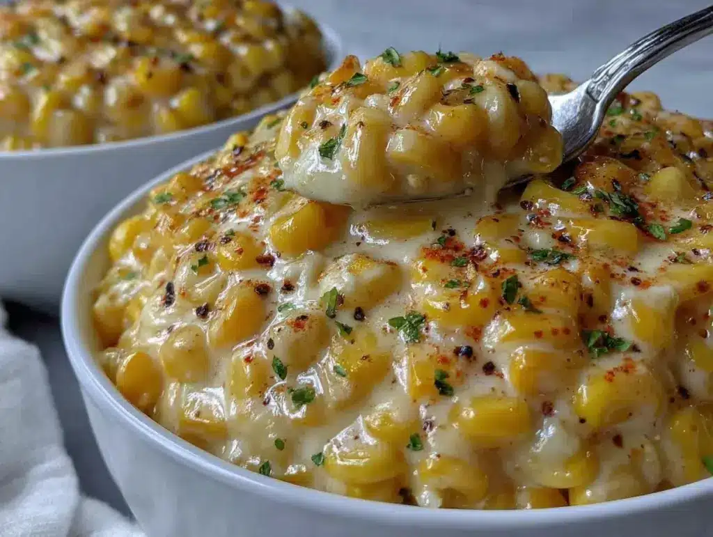 creamed corn recipe with cream cheese - featured image