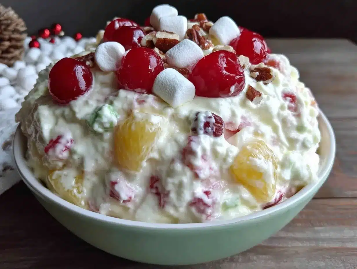 creamy ambrosia salad preparation steps