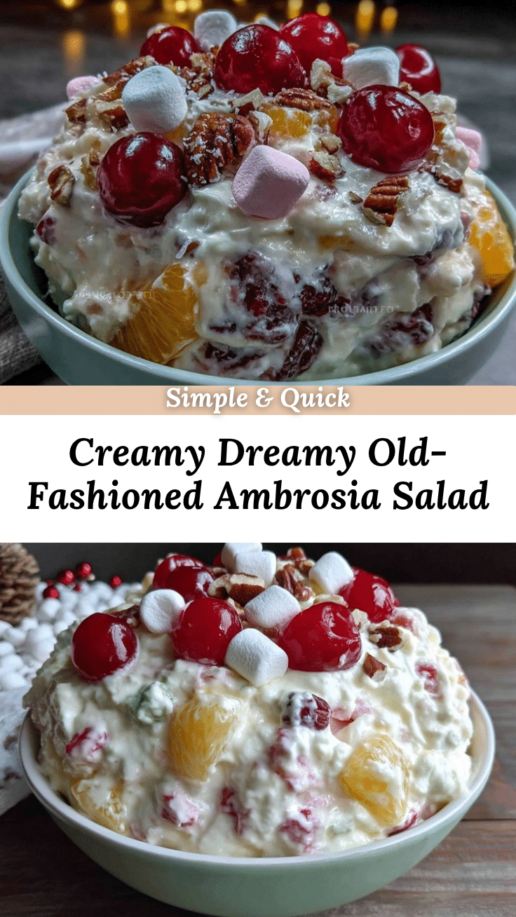 creamy ambrosia salad recipe