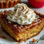 creamy apple butter pie - featured image