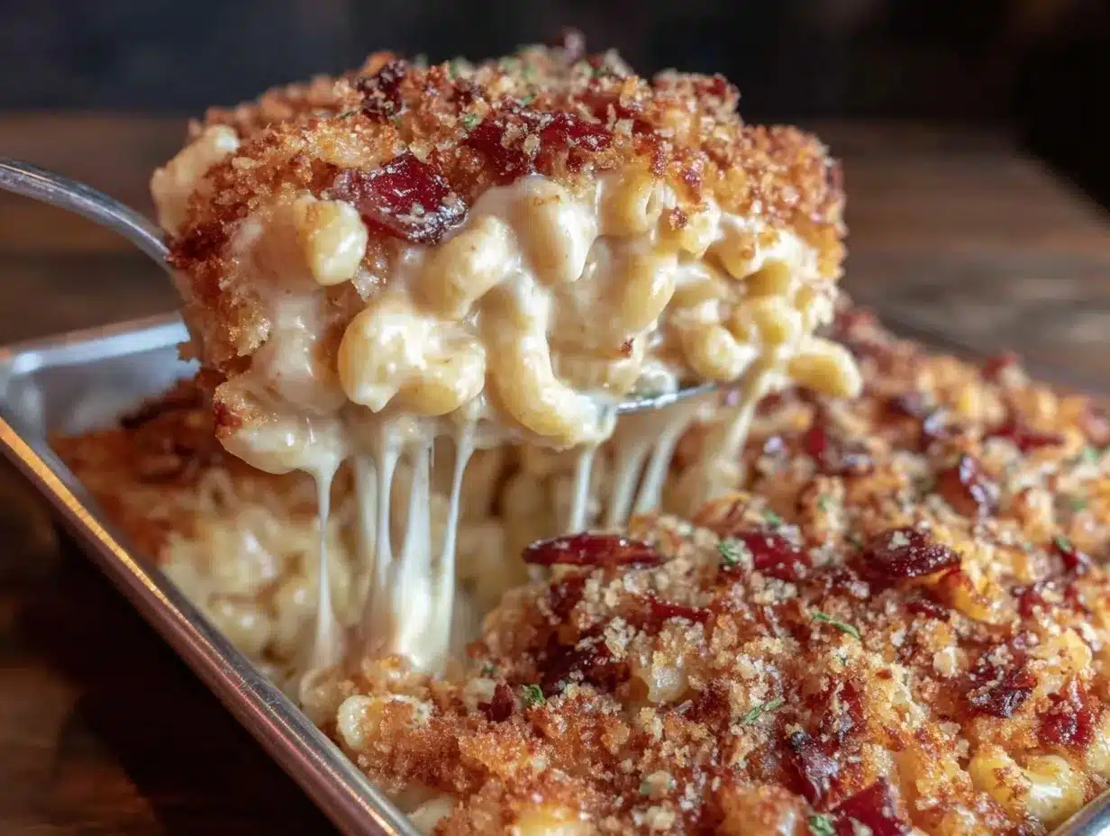 creamy baked mac and cheese casserole preparation steps