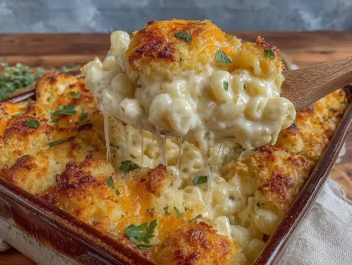 creamy baked mac and cheese preparation steps