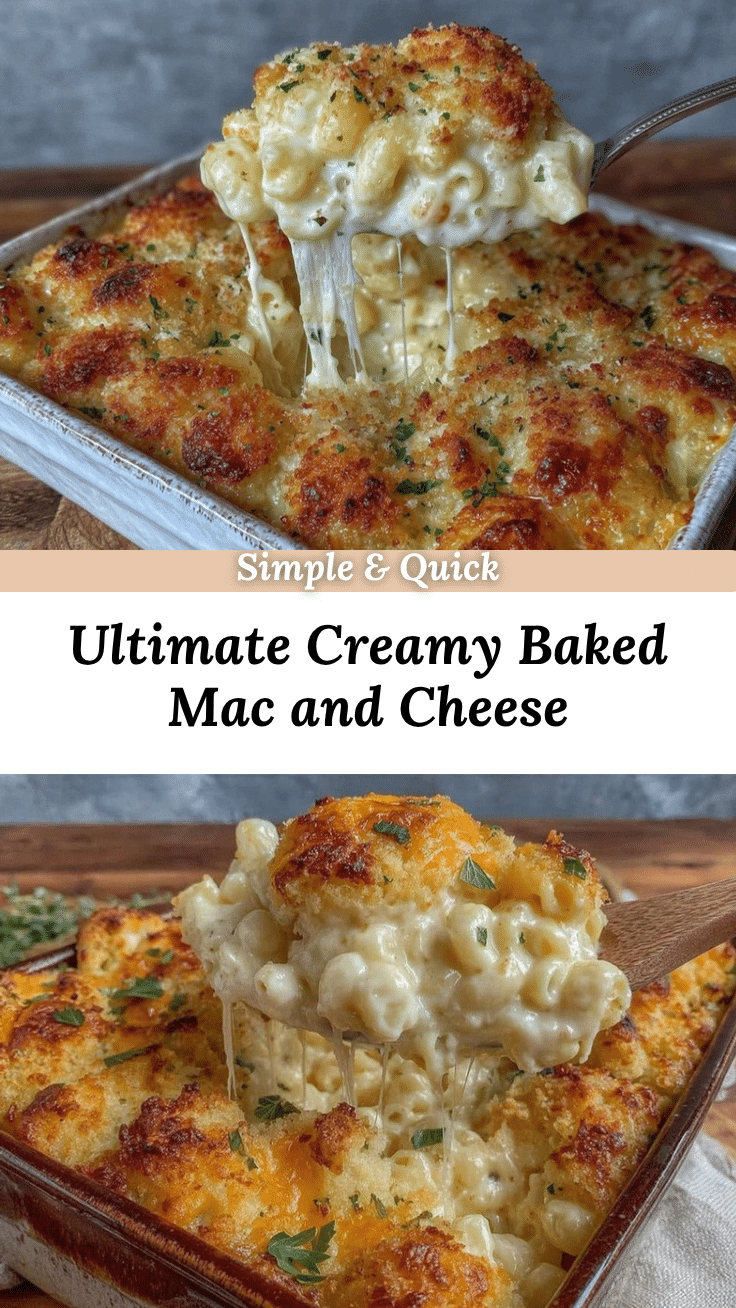 creamy baked mac and cheese recipe