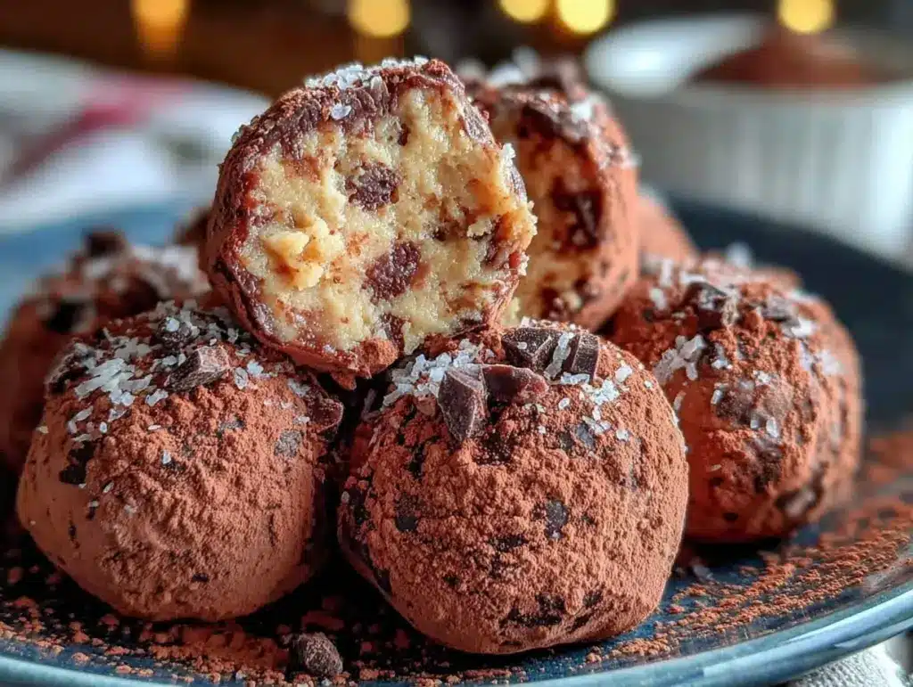 creamy coffee truffles - featured image