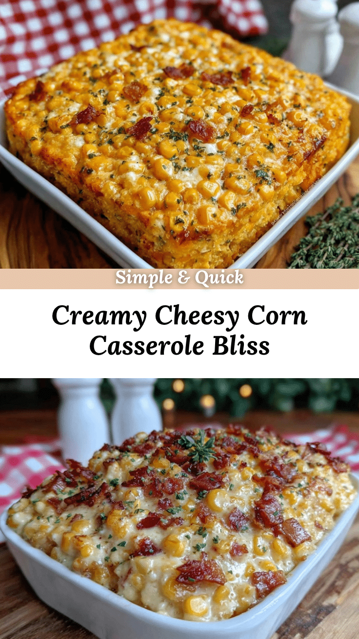 creamy corn casserole recipe