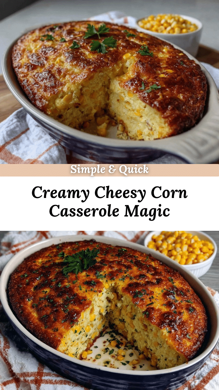 creamy corn casserole recipe