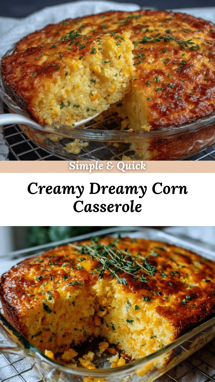 creamy corn casserole with cheese recipe