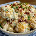creamy corn casserole with green chiles - featured image