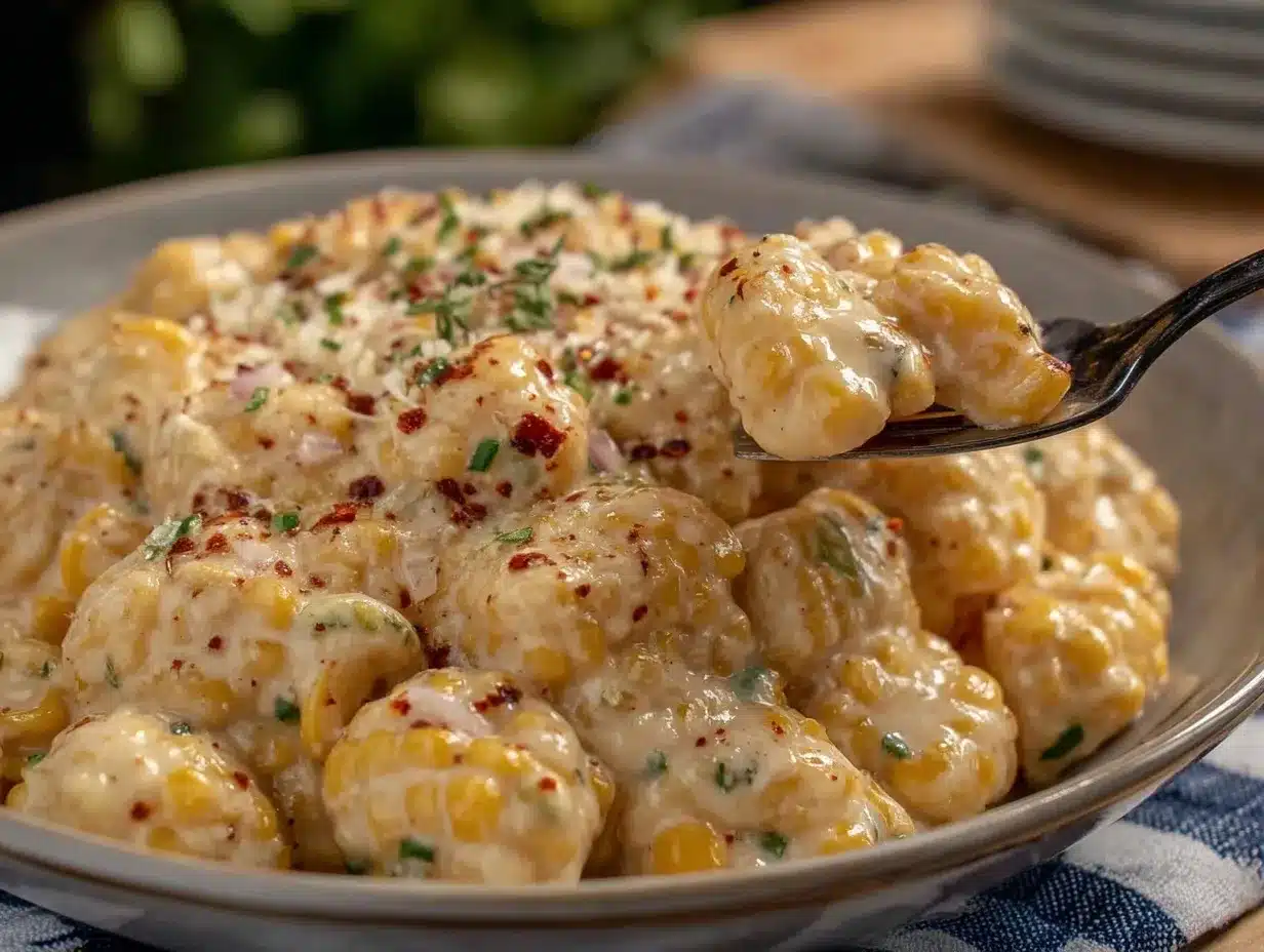 creamy corn casserole with green chiles preparation steps