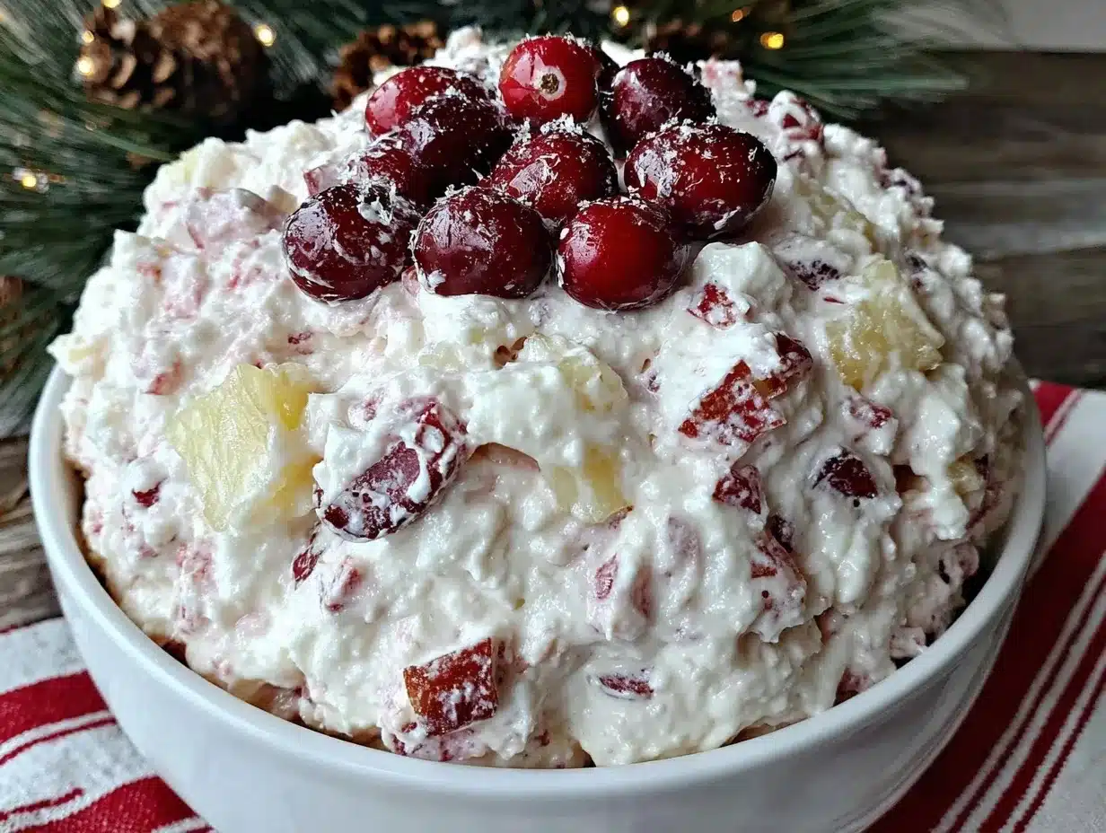 creamy cranberry salad preparation steps