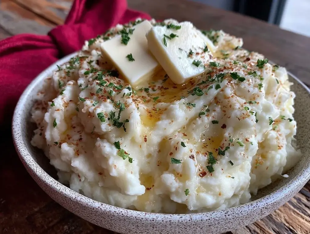 creamy mashed potatoes - featured image