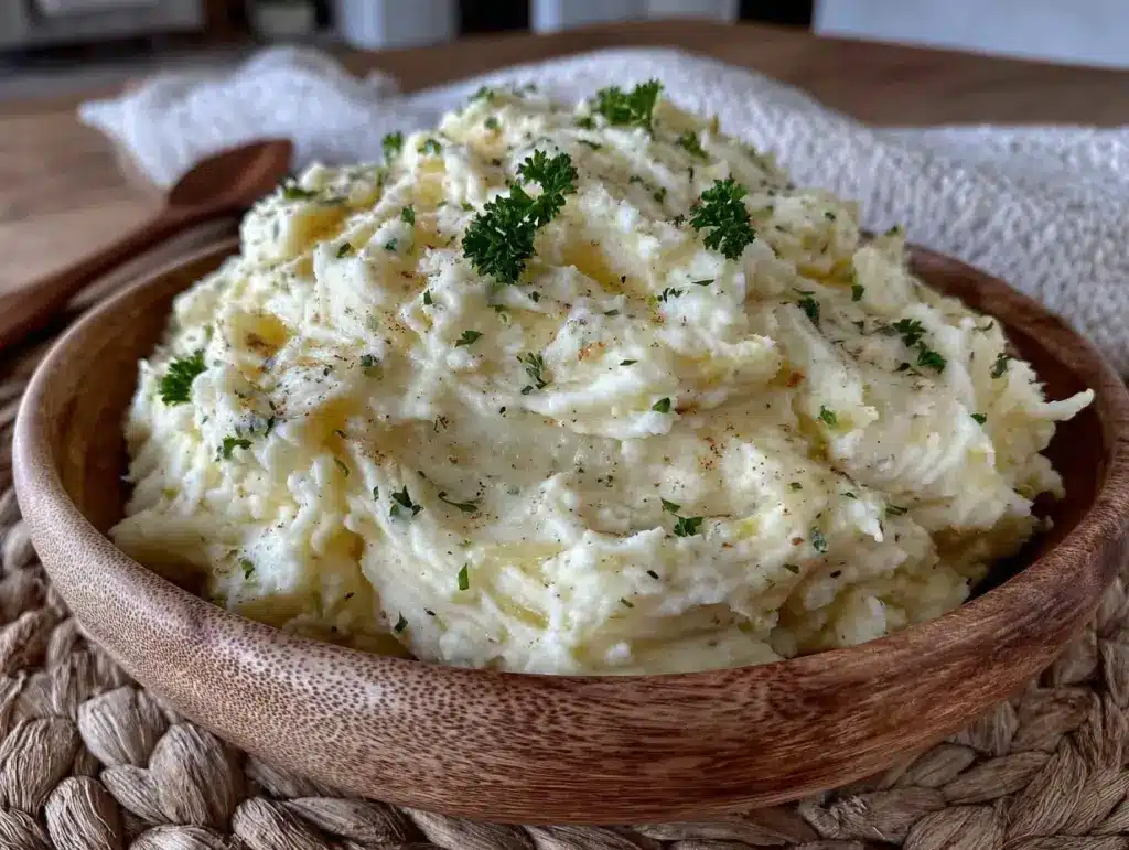 creamy mashed potatoes - featured image