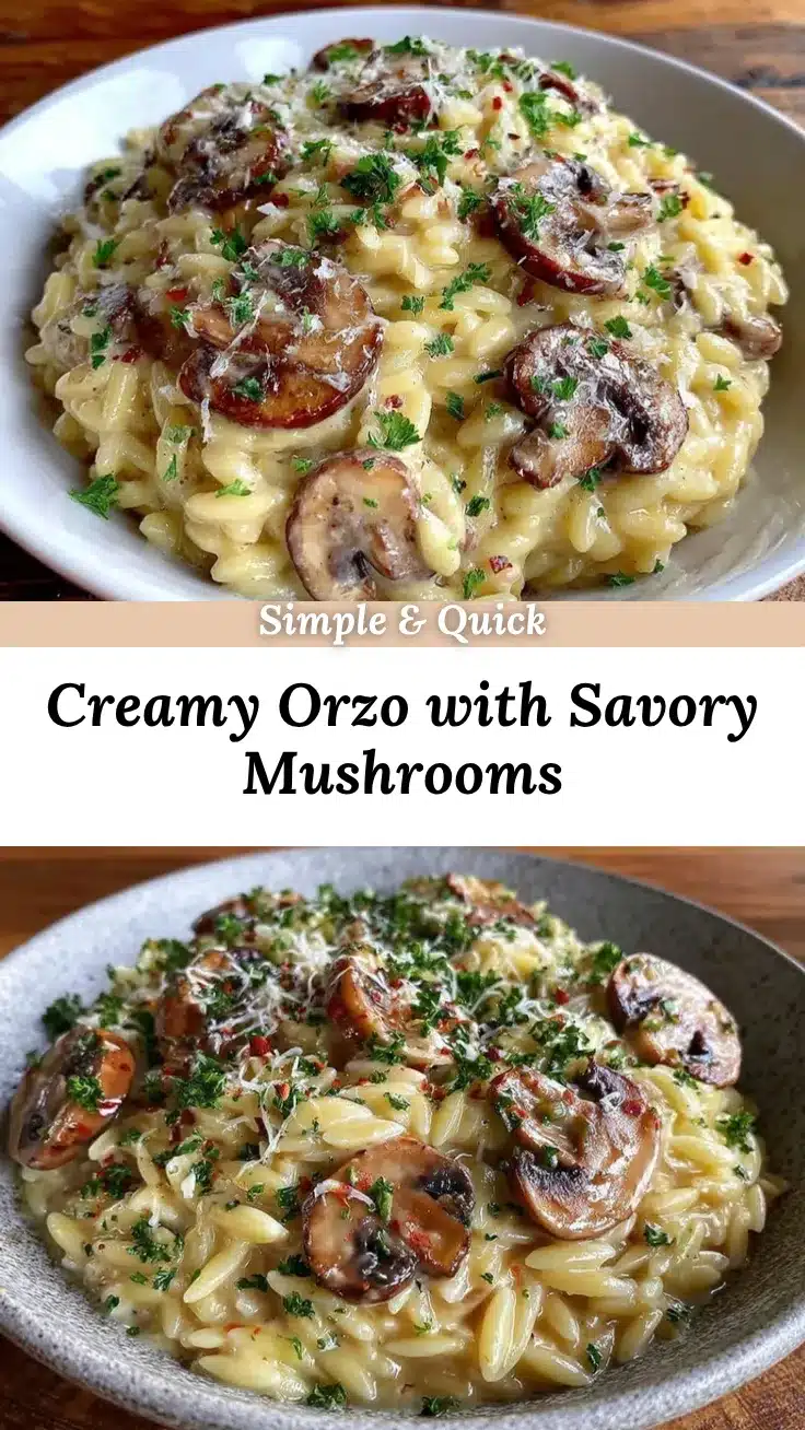 creamy orzo recipe
