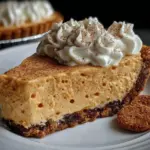 creamy pumpkin mousse pie - featured image