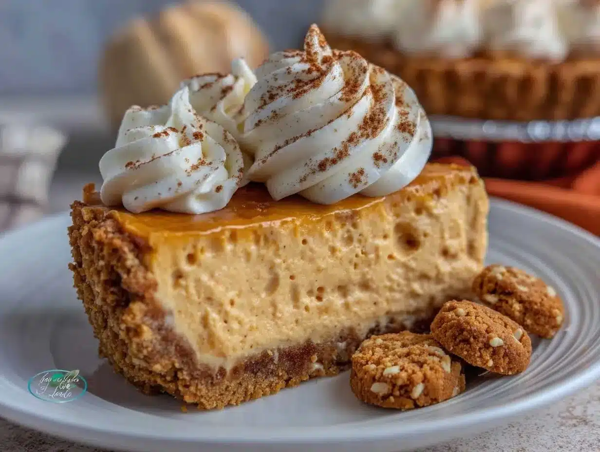 creamy pumpkin mousse pie preparation steps