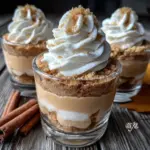 creamy pumpkin pie parfaits - featured image