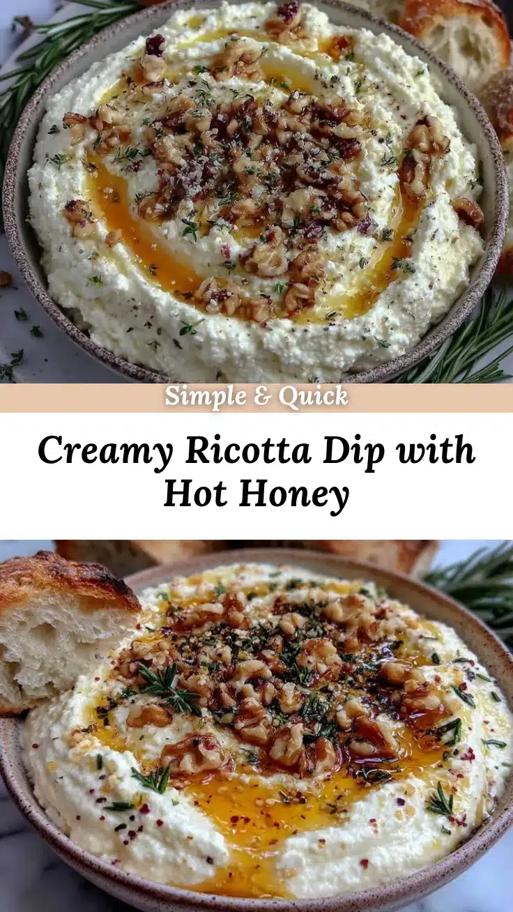 creamy ricotta dip recipe