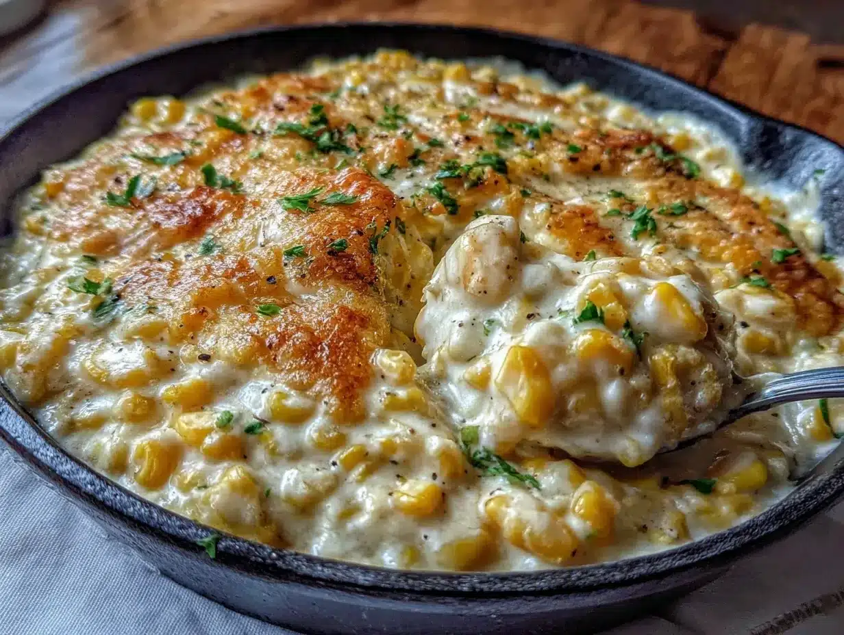 creamy Southern creamed corn preparation steps