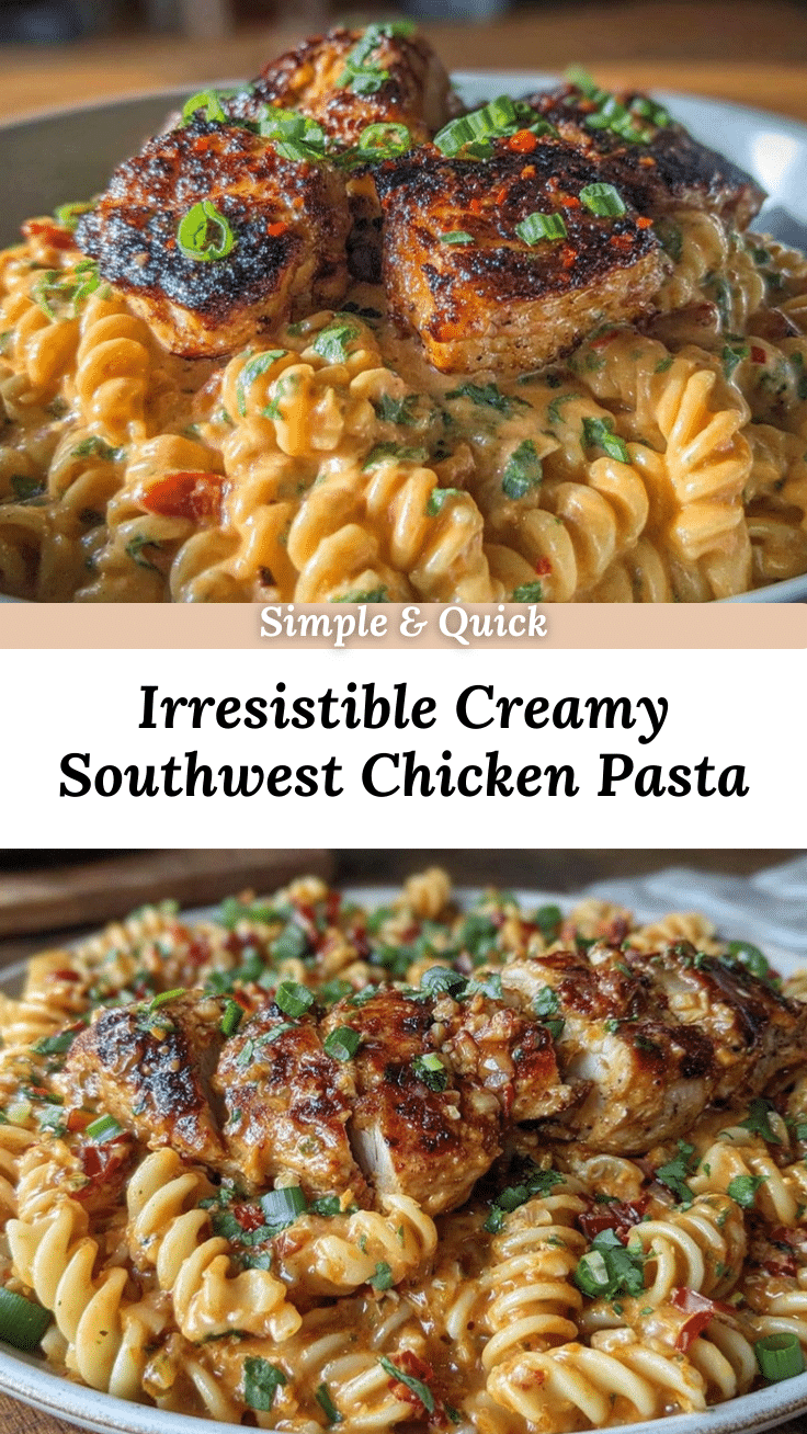 Creamy Southwest Chicken Pasta recipe
