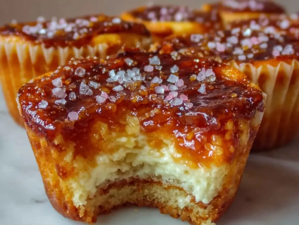 Crème Brûlée Cheesecake Cupcakes - featured image