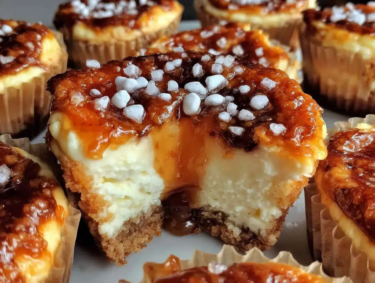 Crème Brûlée Cheesecake Cupcakes preparation steps
